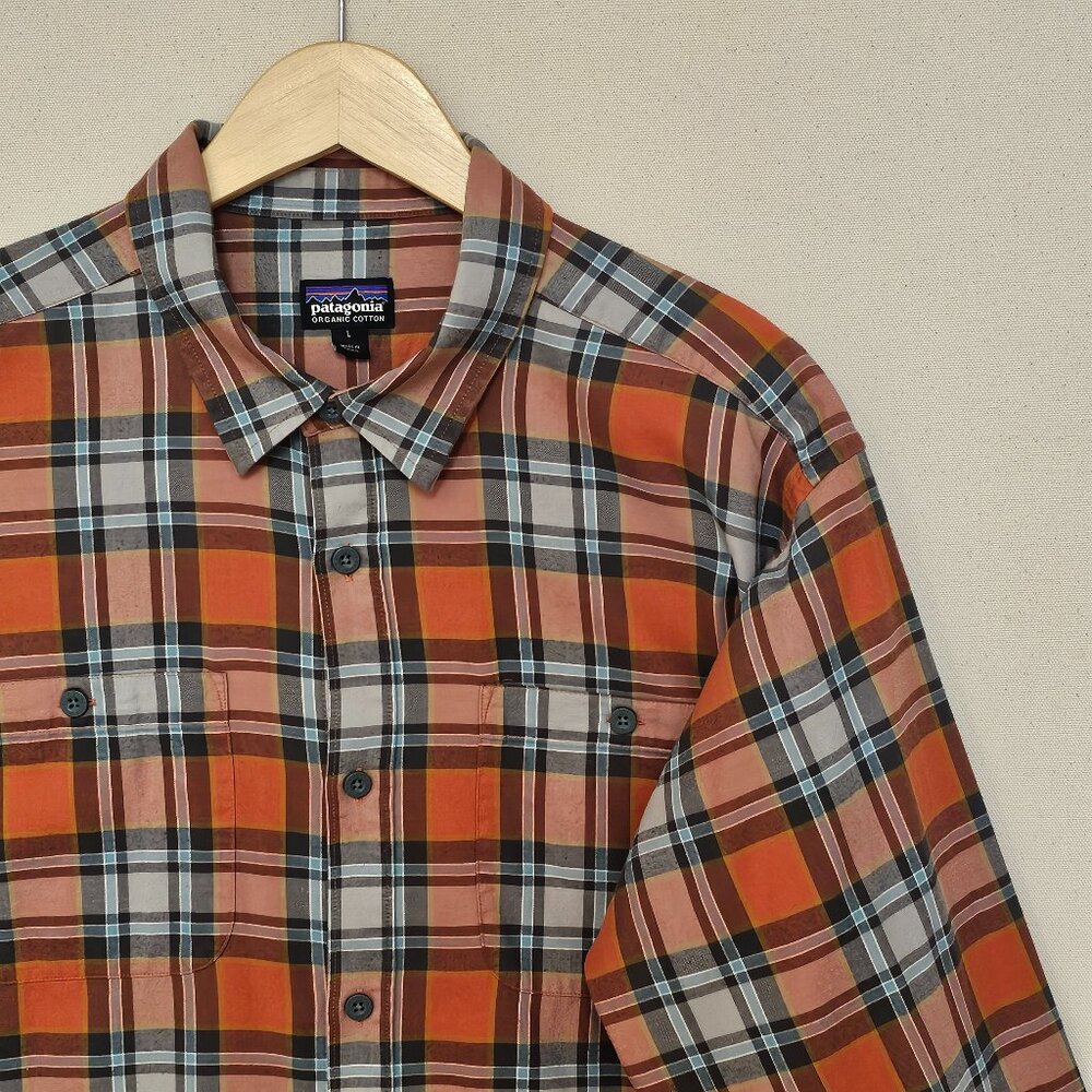 Patagonia Long Sleeve Pima Cotton Button Down L